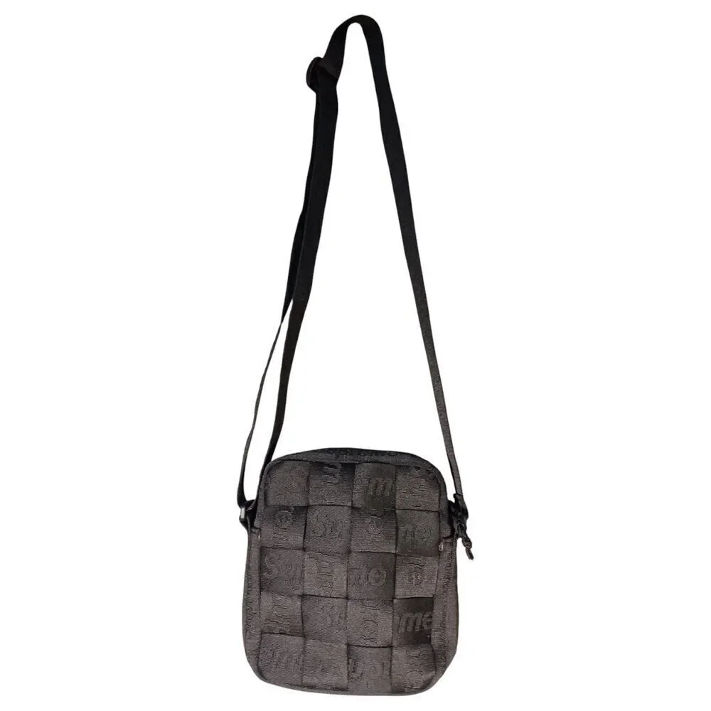 Supreme Woven Shoulder Bag Messenger SS23 Black